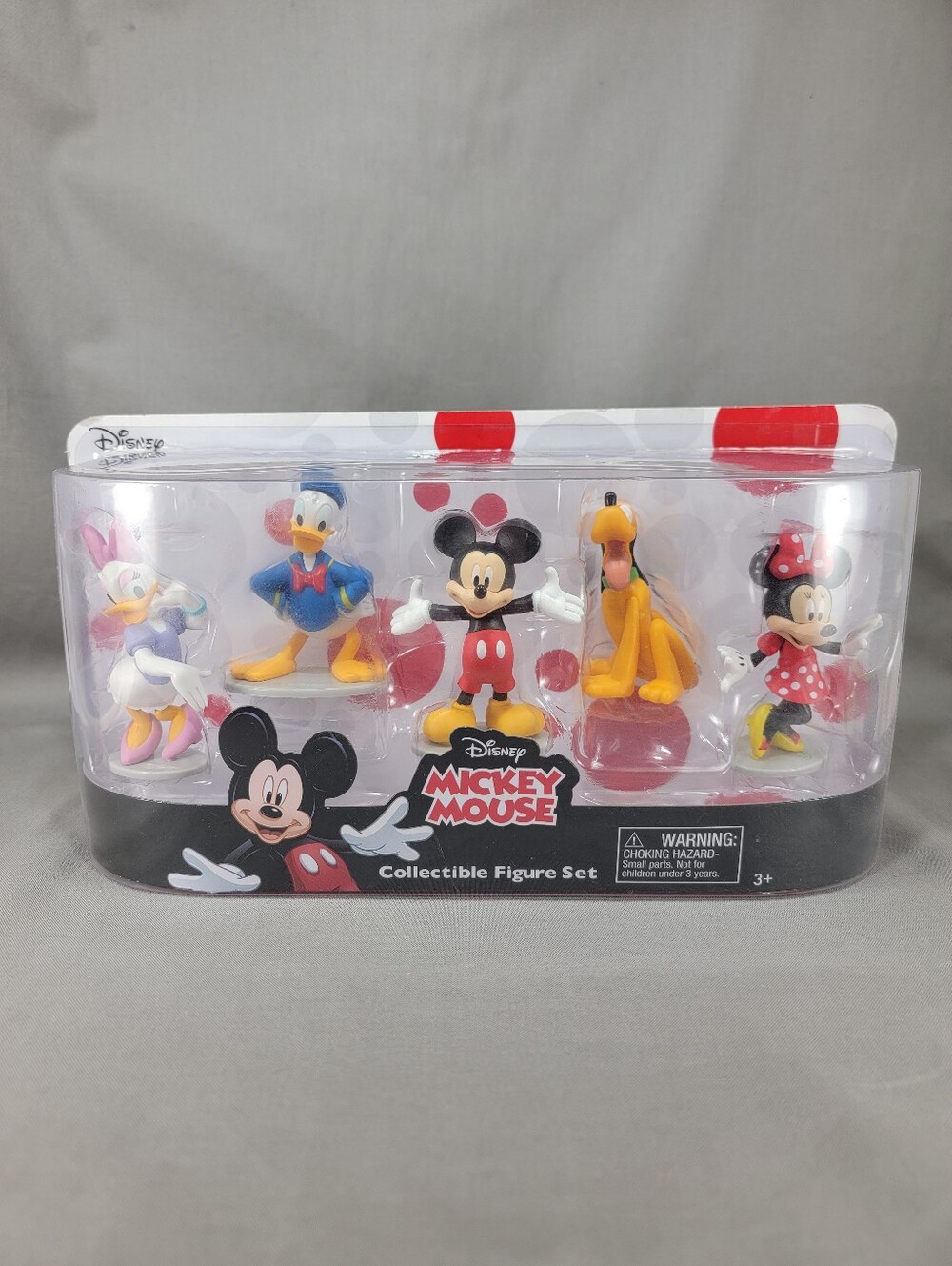 Disney Mickey Mouse Figure Set 5 Piece Minnie Donald Daisy Pluto Collectible